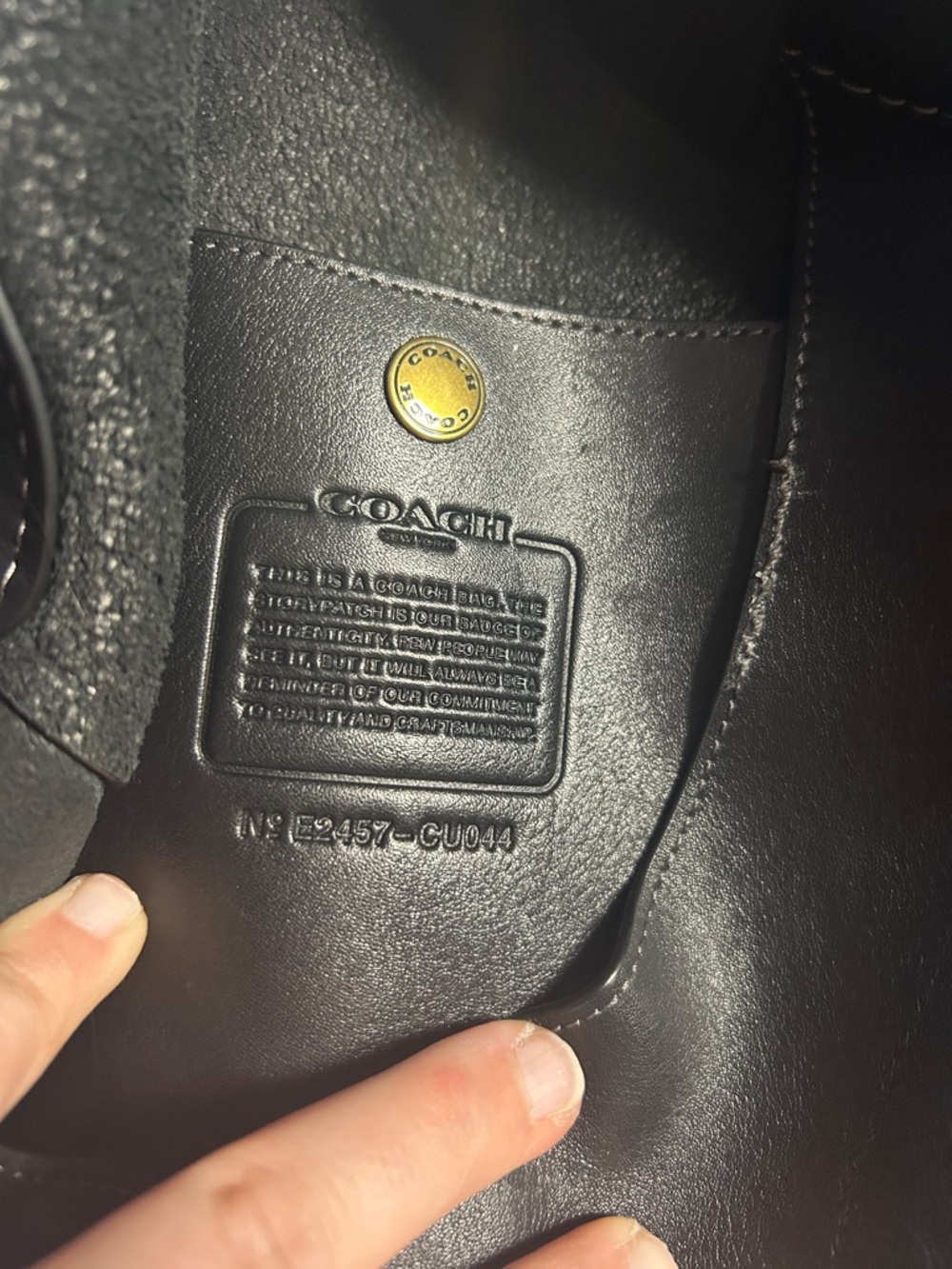 Coach Brooklyn Shoulder Bag 39 in Black - Picture 10 of 17